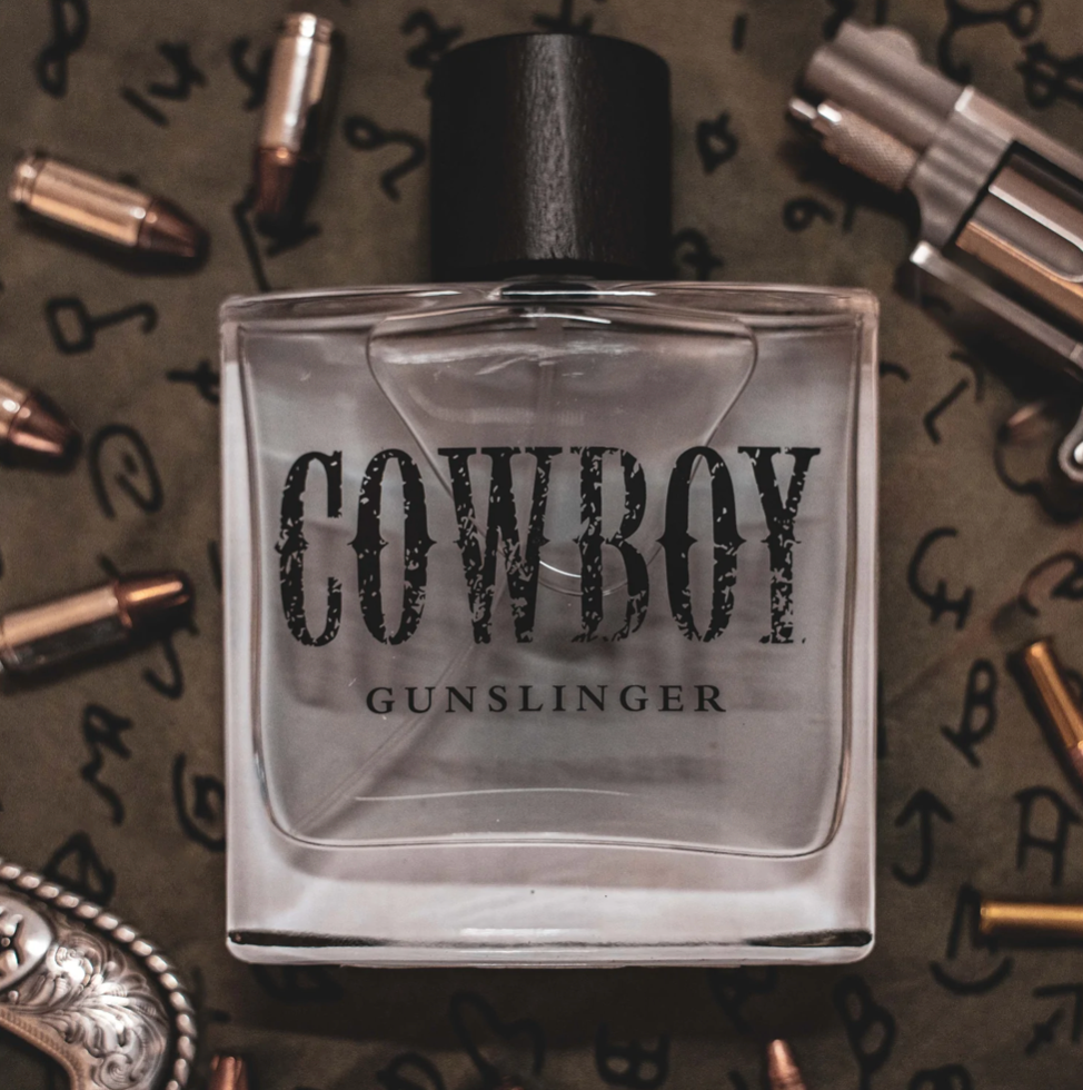 Cowboy Gunslinger Men's Leather & Tobacco Cologne - Bergamot, Sage & Woods