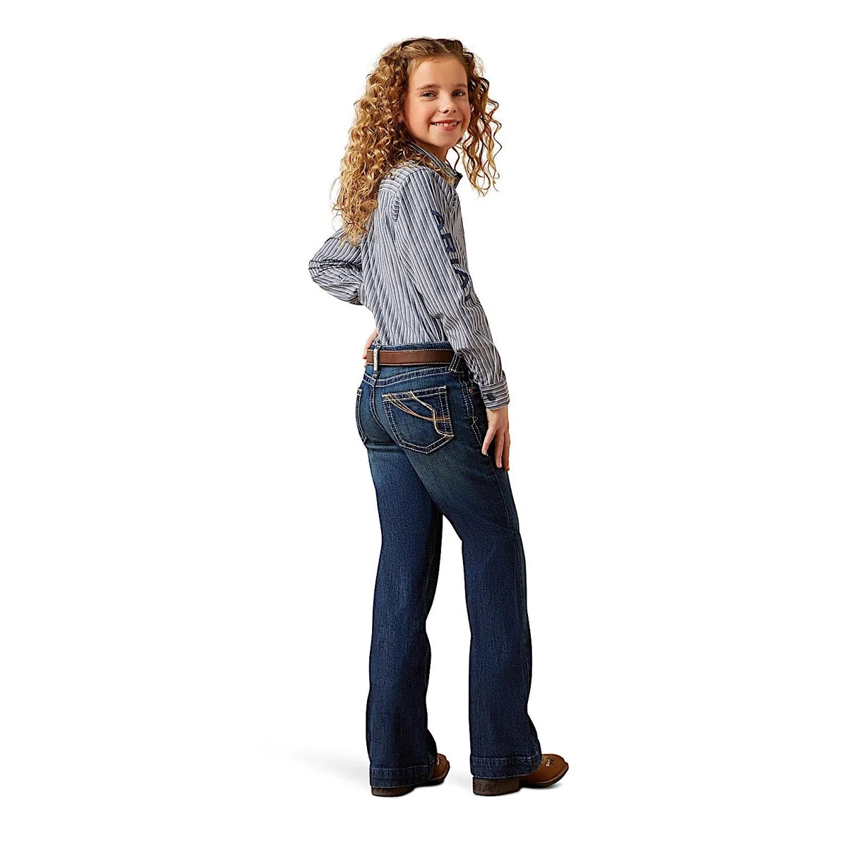 Ariat Girls' Andrea Wide Trouser Jeans