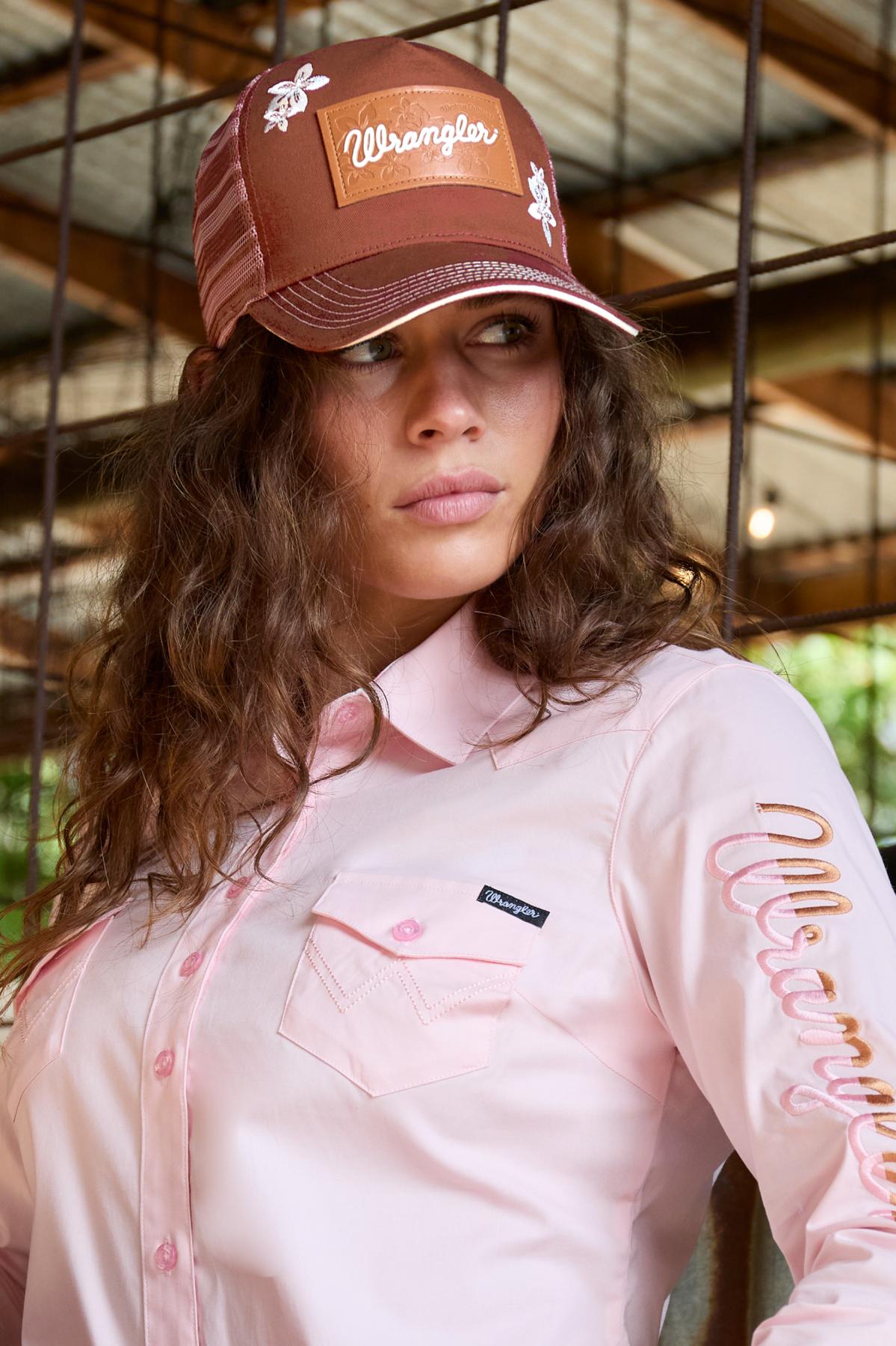 Wrangler Jenna HP Ponytail Trucker Cap - Copper