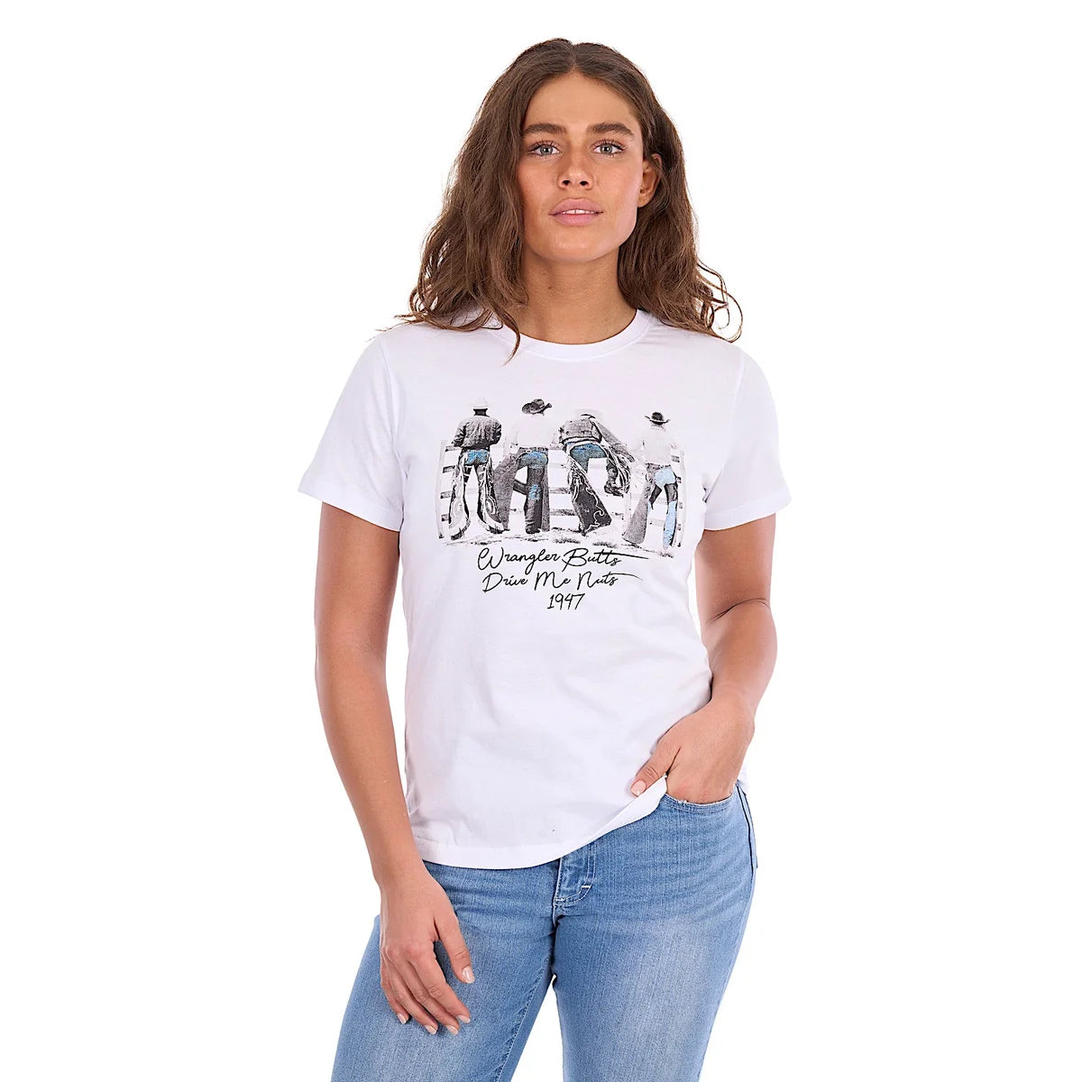 Wrangler Womens Josie Tee - White