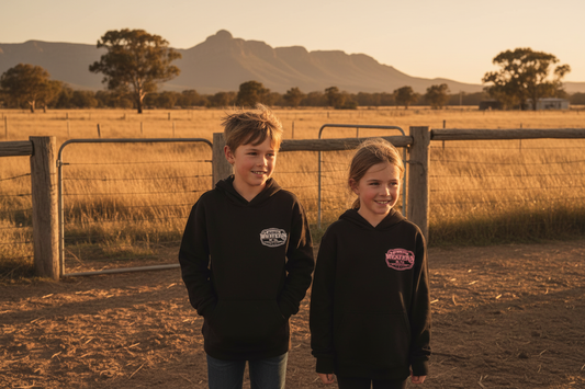 Kids Farm Hoodie Lifestyle