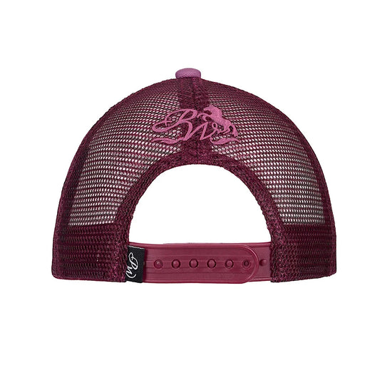 Pure Western Kids Trinity Trucker Cap - Raspberry