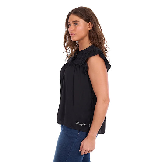Wrangler Womens Stella Blouse - Black