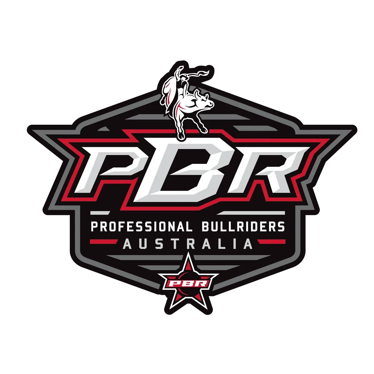 PBR Professional Bull Riders Australia logo