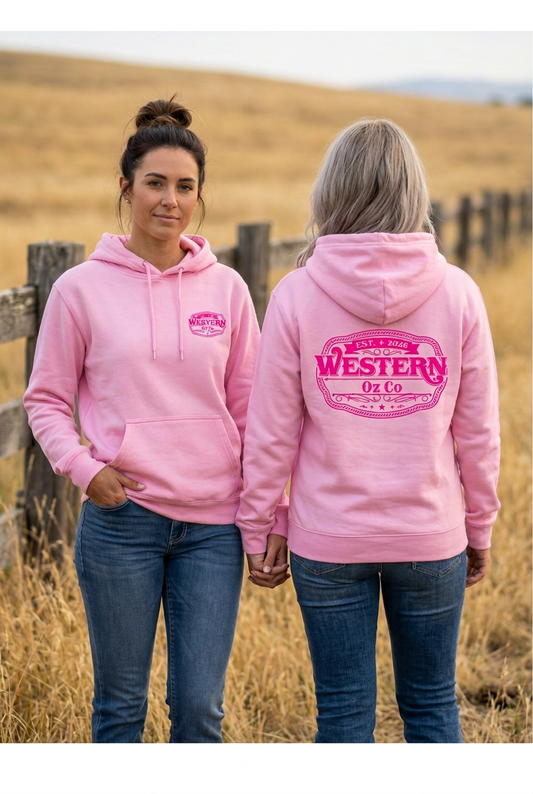 The Legends Hoodie - Pink on Pink Logo