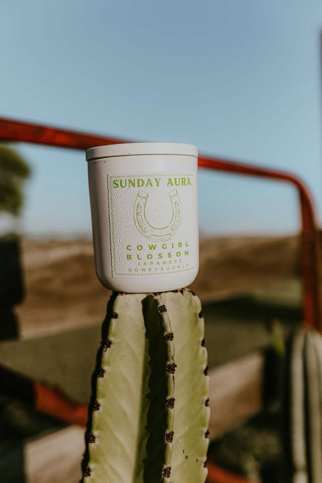 Sunday Aura Candles - Cowboy Blossom