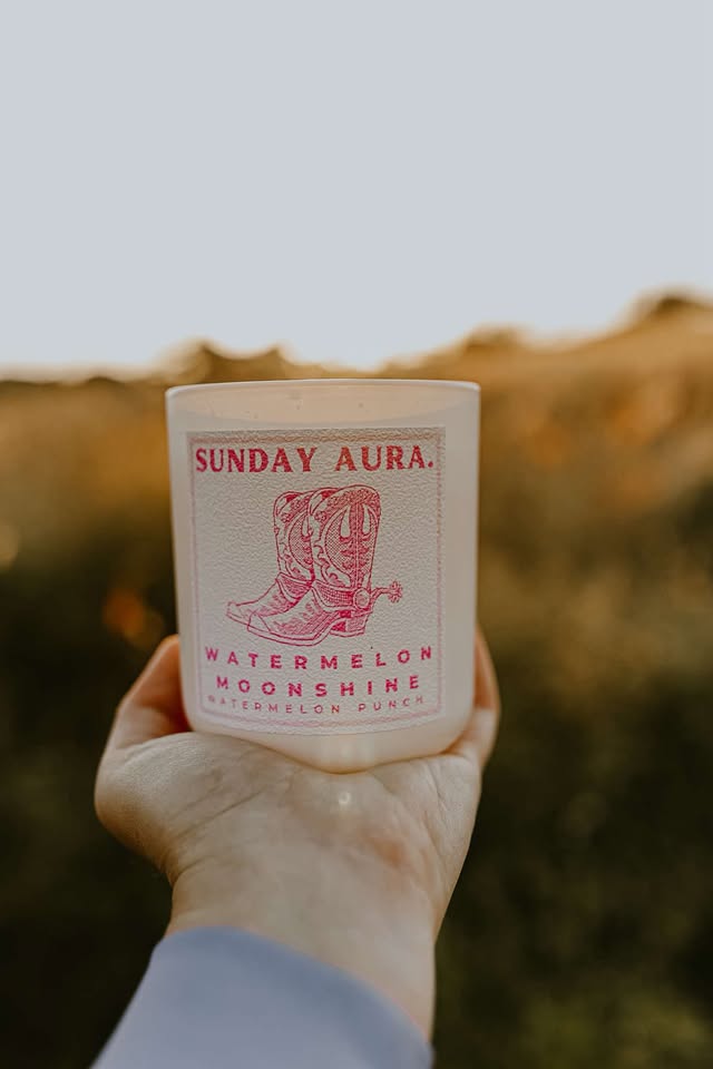 Sunday Aura Candles - Watermelon Moonshine