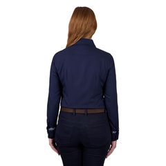 Thomas Cook Womens Ashley Long Sleeve Shirt - Navy
