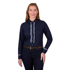 Thomas Cook Womens Ashley Long Sleeve Shirt - Navy