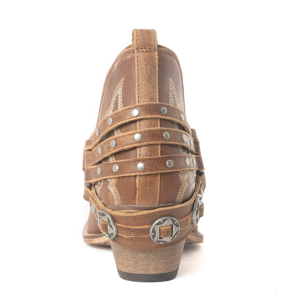 Western Ember Leather Embroidered Boot