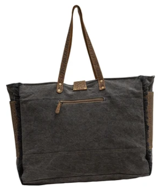 Asher Canvas And Hairon Bag (The Off Campus Bag)