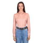 Wrangler Womens Scarlet Long Sleeve Shirt - Pink