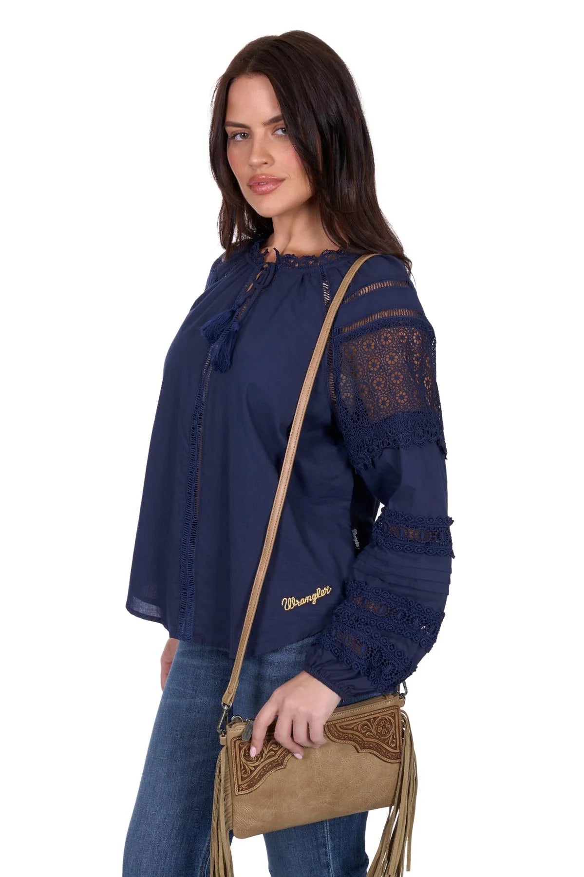Wrangler Womens Tamara Long Sleeve Blouse