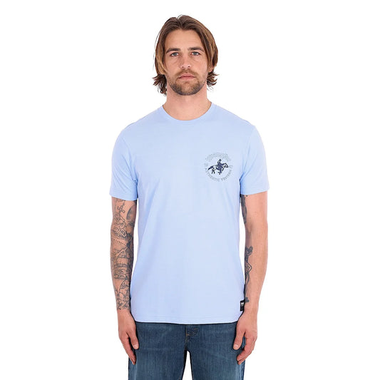 Wrangler Men's Steve SS Tee - Light Blue
