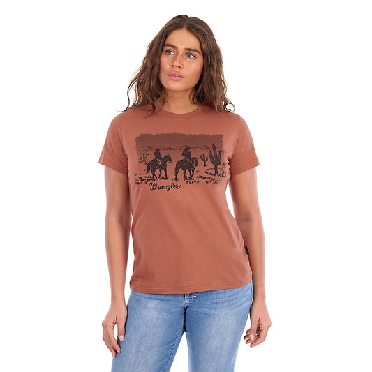 Wrangler Womens Adele Tee - Copper