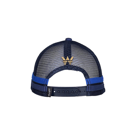 Wrangler Kid's Abe Trucker Cap - Navy / Blue