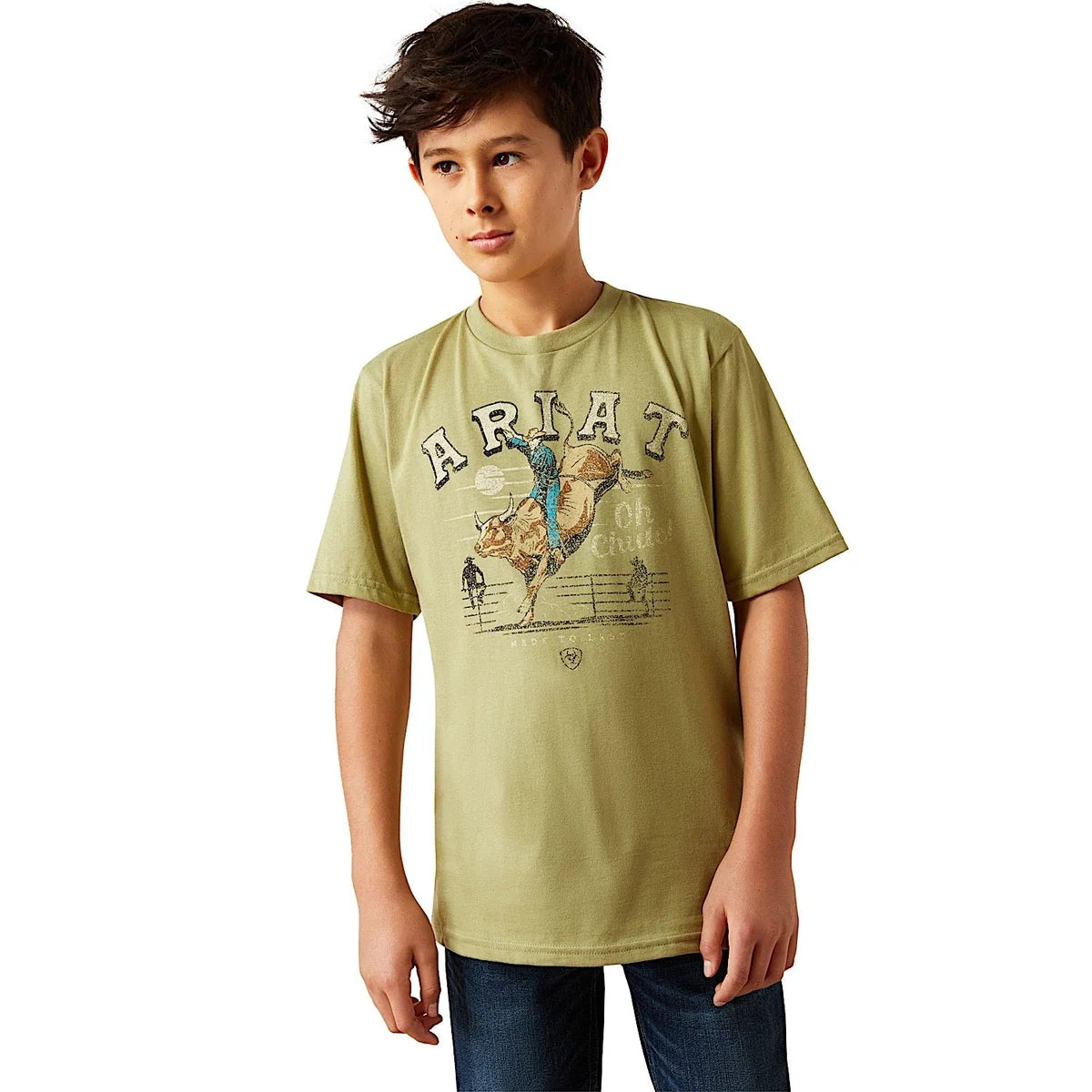 Ariat Boy's Oh Chute T-Shirt - Tent Green