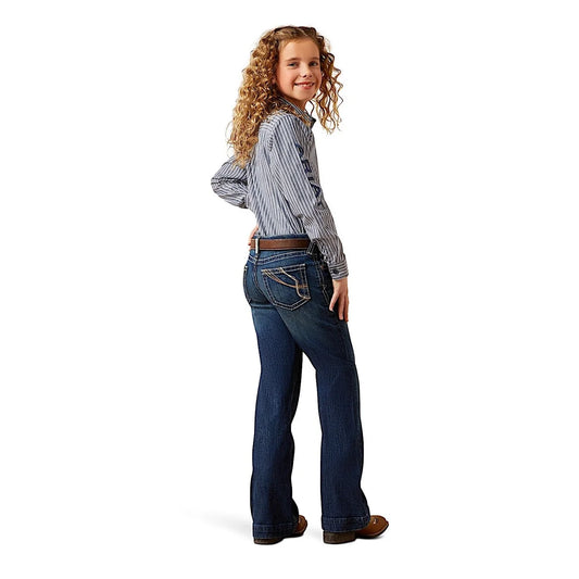 Ariat Girls' Andrea Wide Trouser Jeans