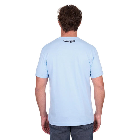 Wrangler Men's Blake T-Shirt - Light Blue