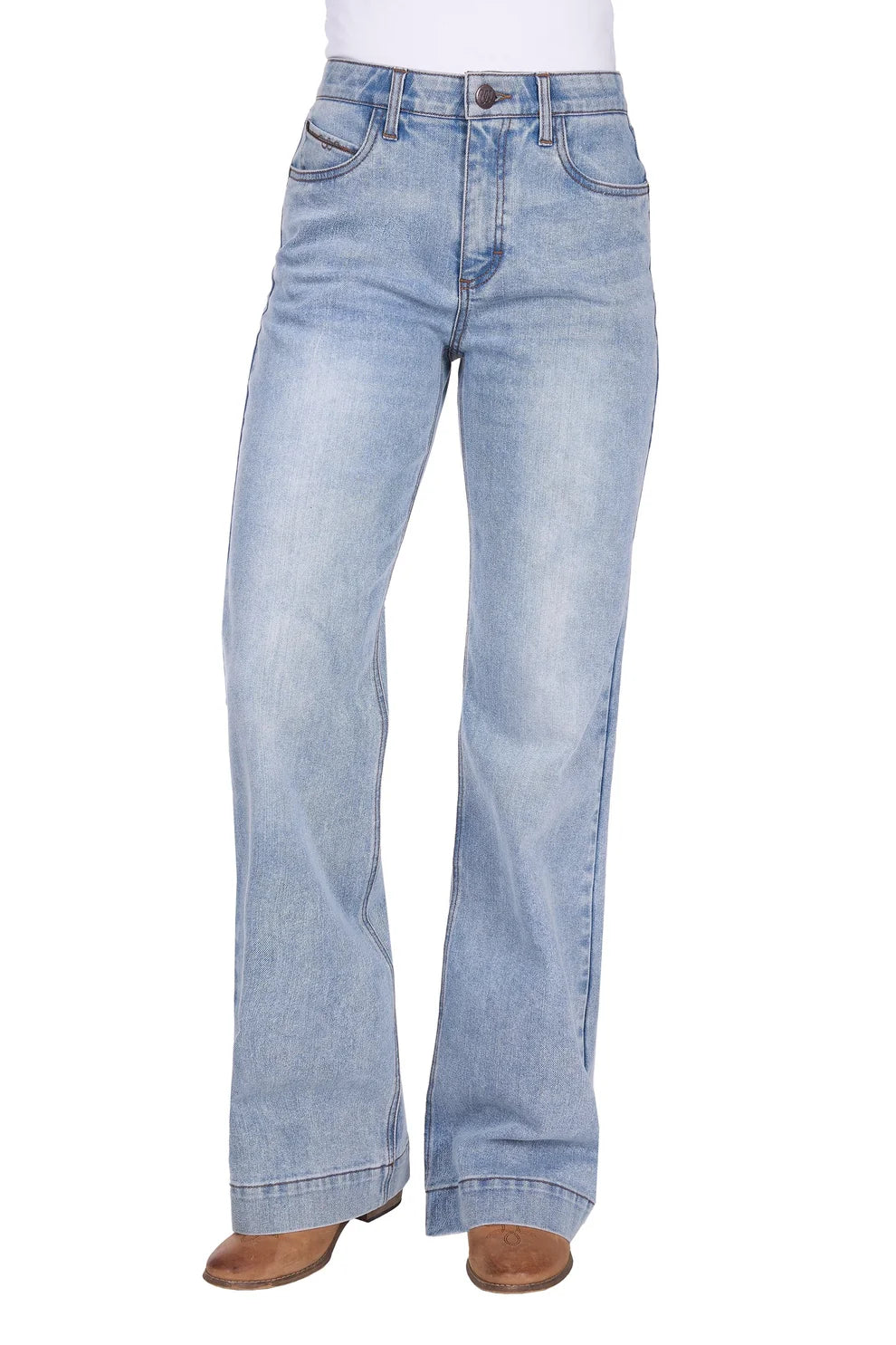 Wrangler Women's Brianna Trouser Jean – Willow 34L
