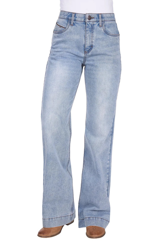 Wrangler Women's Brianna Trouser Jean – Willow 34L