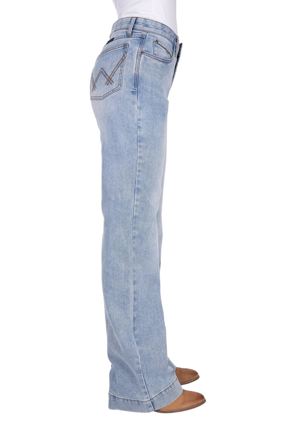 Wrangler Women's Brianna Trouser Jean – Willow 34L