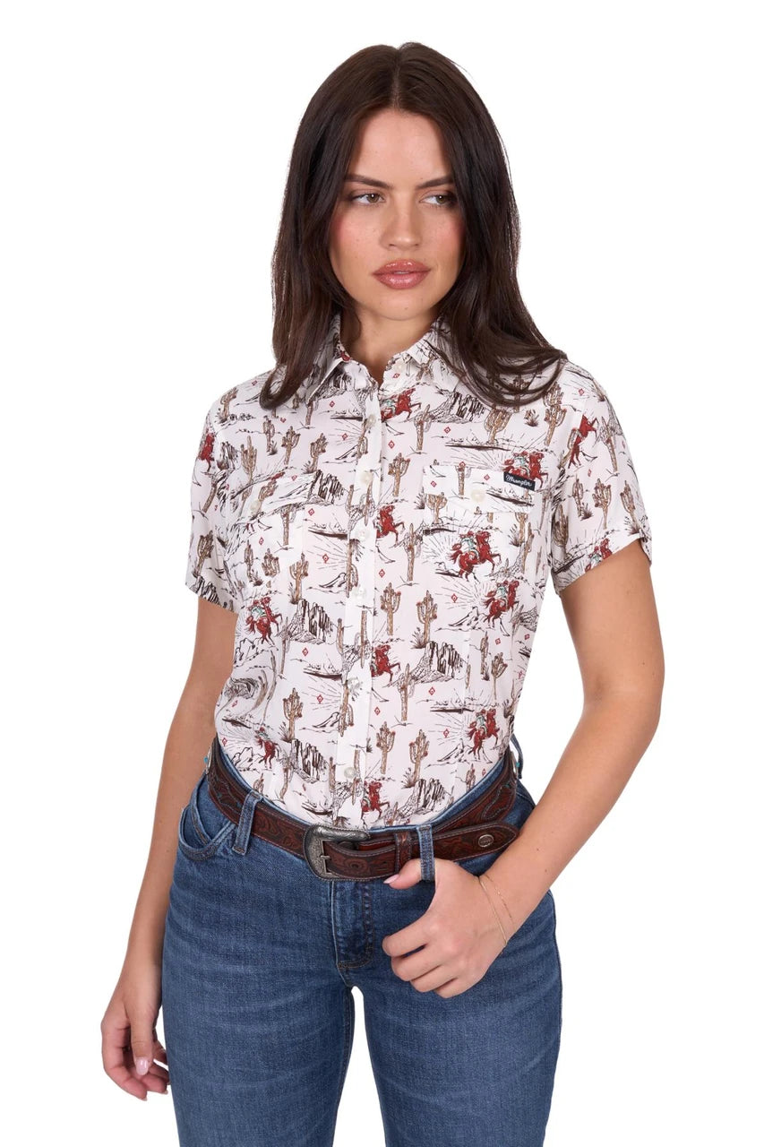 Wrangler Womens Celeste Short Sleeve Shirt
