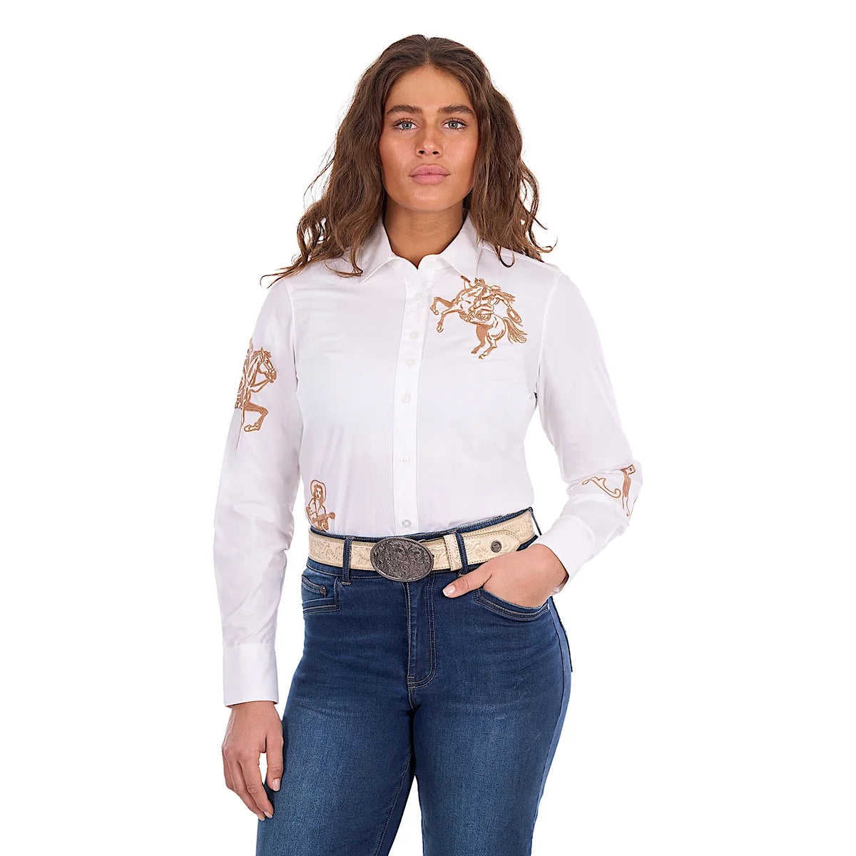 Wrangler Womens Darcy Shirt - White