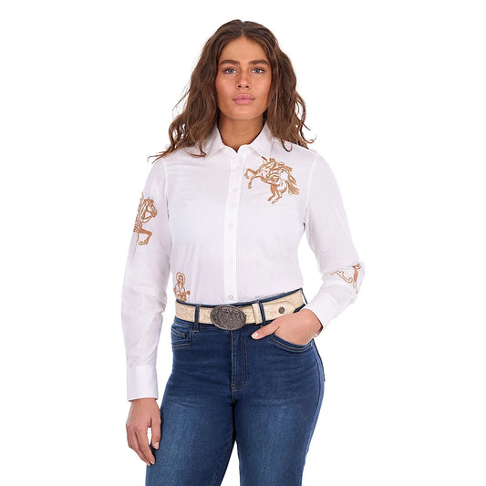 Wrangler Womens Darcy Shirt - White