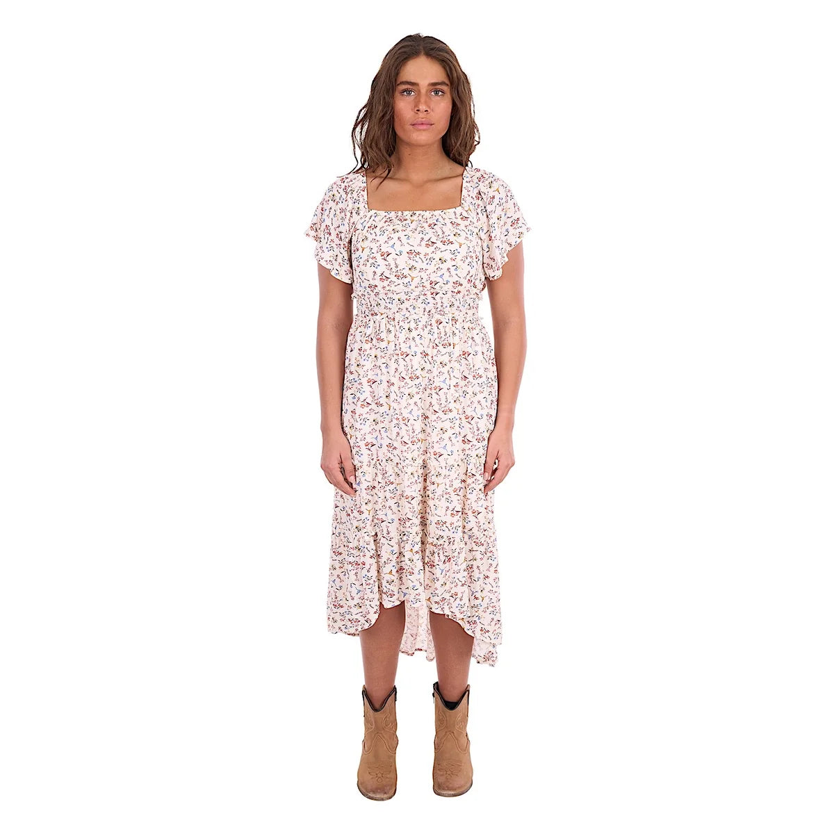 Wrangler Womens Renee Dress - Cream