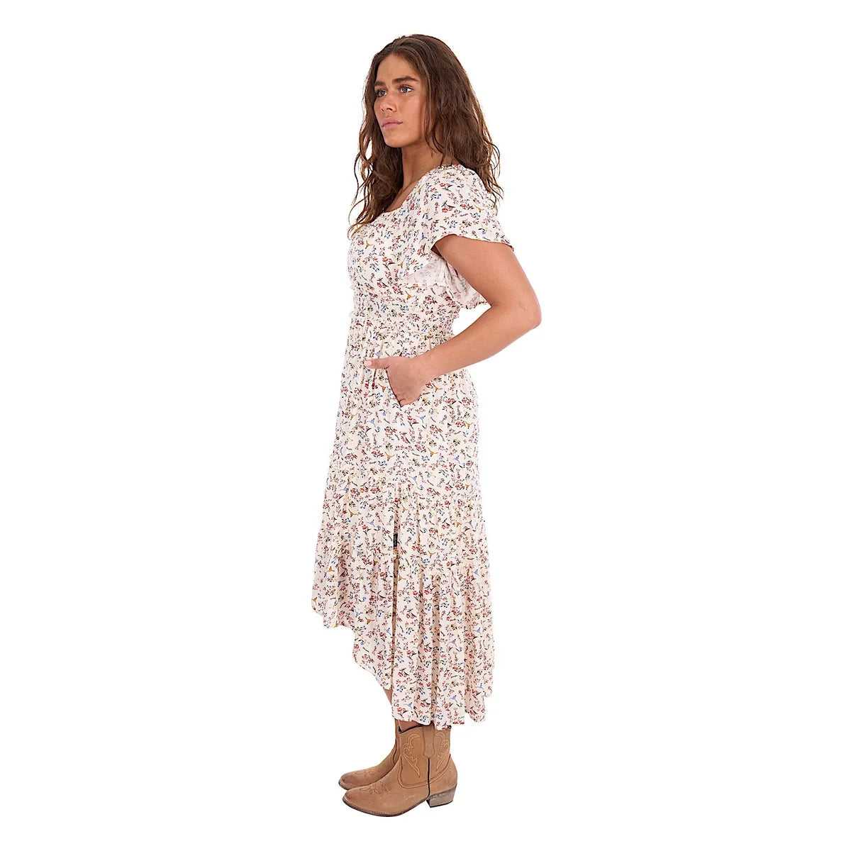 Wrangler Womens Renee Dress - Cream