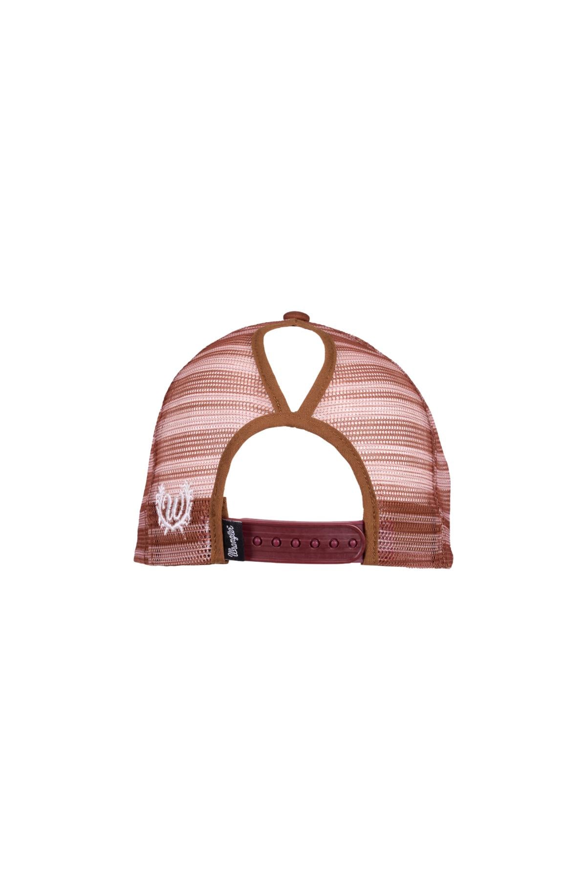 Wrangler Jenna HP Ponytail Trucker Cap - Copper