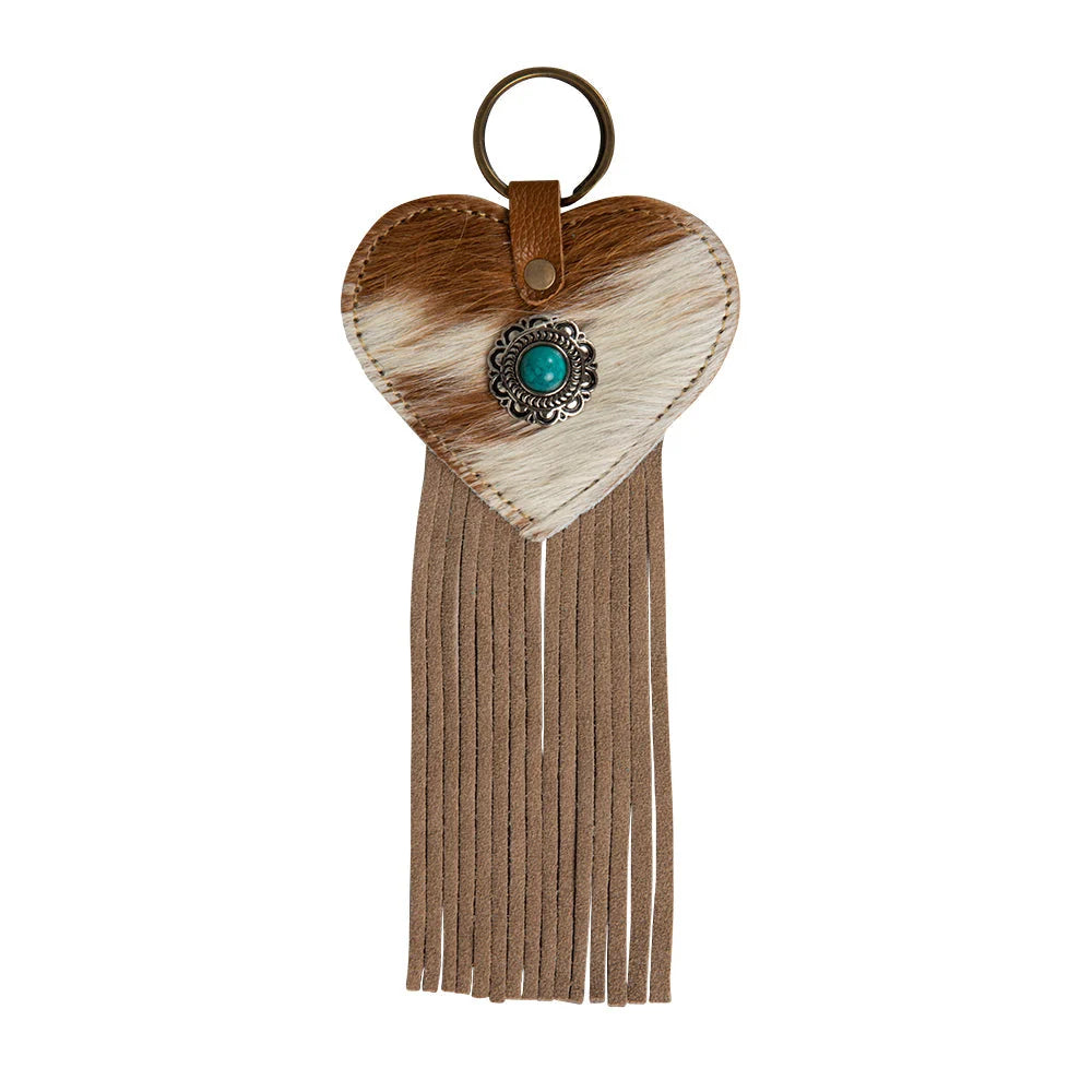 Myra Enduring Love Hairon Hide Key Fob