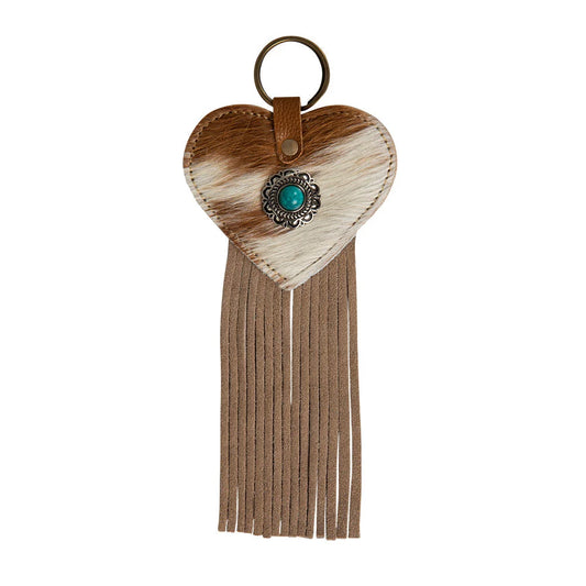 Myra Enduring Love Hairon Hide Key Fob