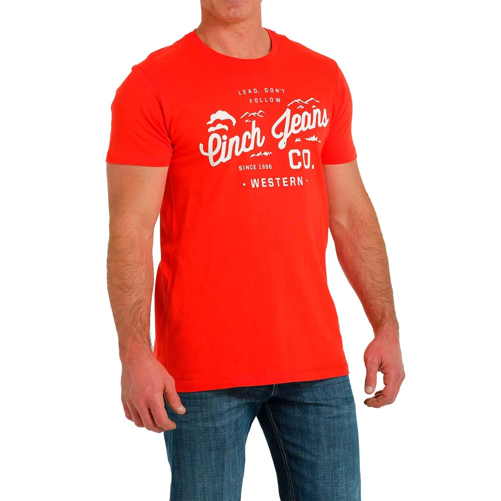 Men's Cinch Morgan T-Shirt - Red