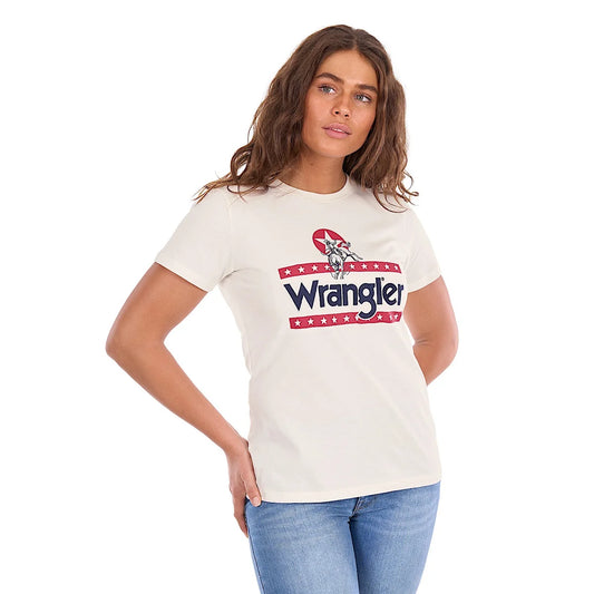 Wrangler Womens Nora Tee - Cream