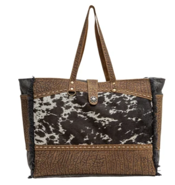Myra Asher Canvas and Hairon Weekender