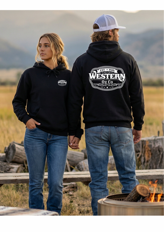 The Legends Hoodie - Black with White Logo
