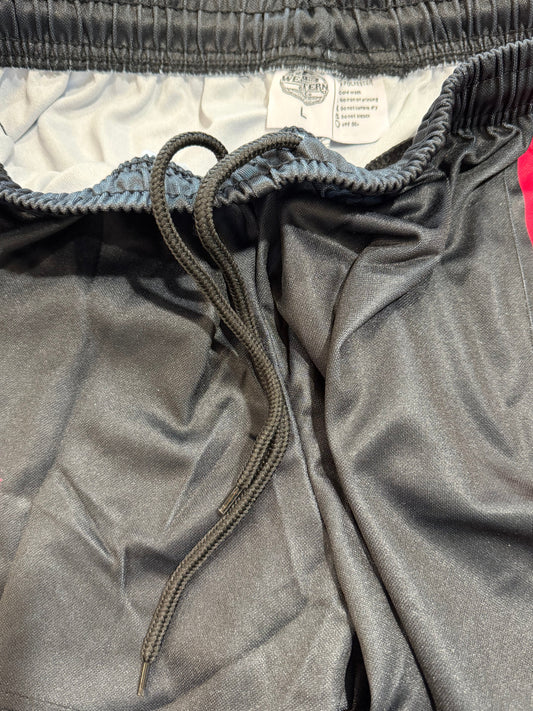 Western Oz Co Women's Footy Shorts - Black/Pink