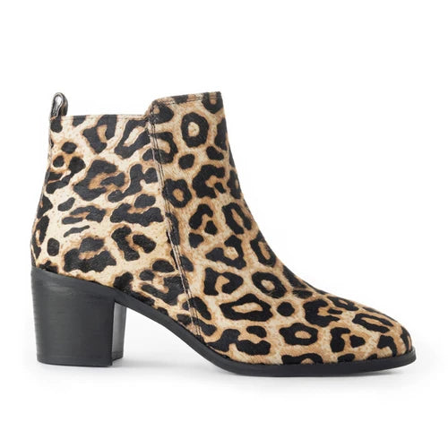 Myra Impeccable Boots – Women's Hairon Leather Booties
