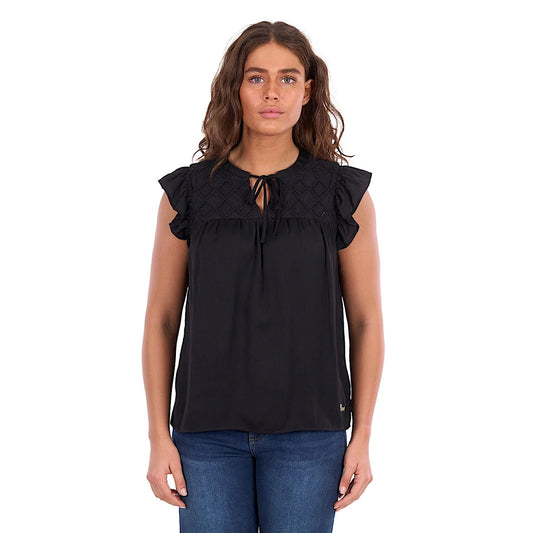 Wrangler Womens Stella Blouse - Black
