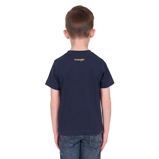 Wrangler Boys Joel T-Shirt - Navy