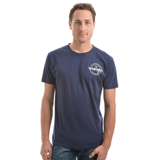 Wrangler Men's Angus Tee - Navy