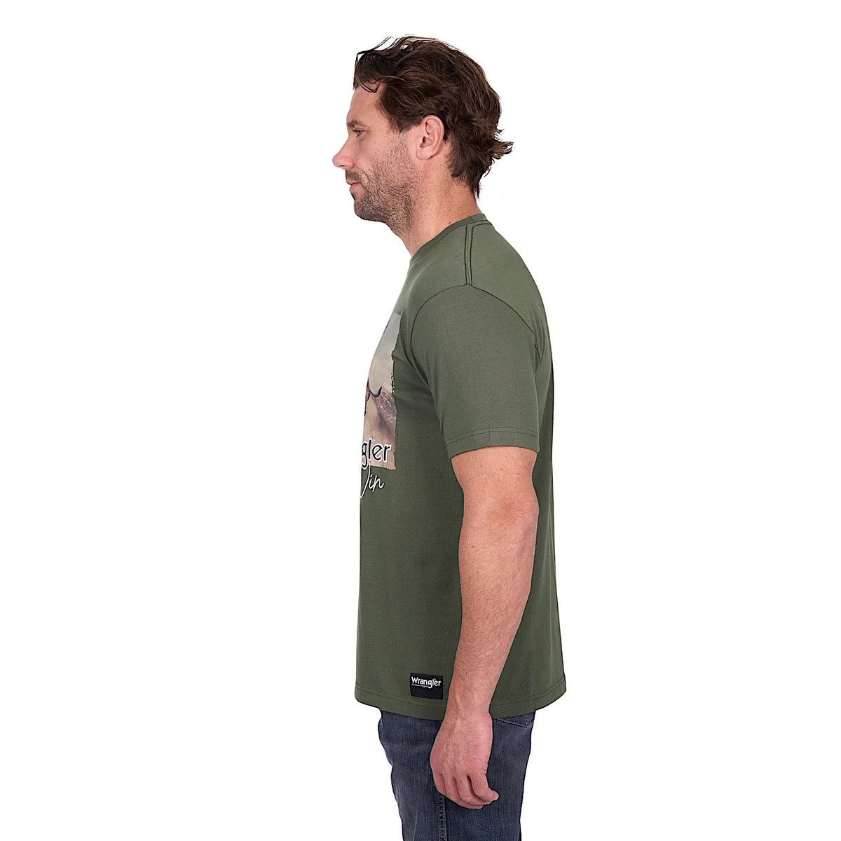 Wrangler Men's Carlos T-Shirt - Cypress