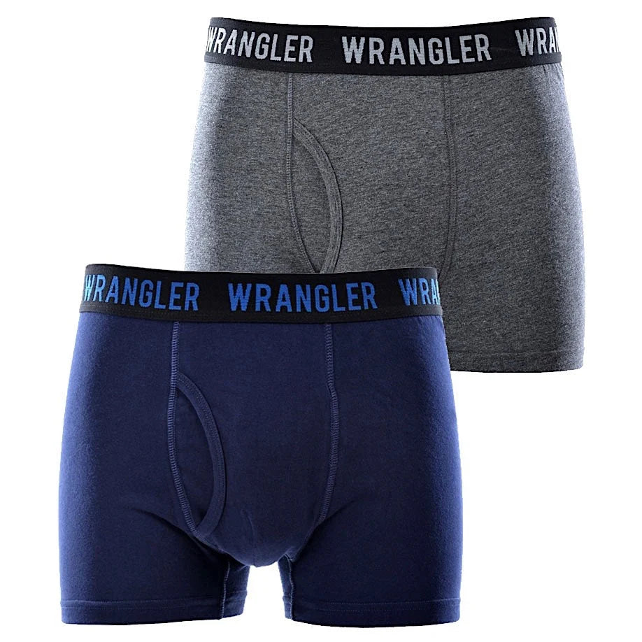 Wrangler Men's Dan Trunk Twin Pack Multi